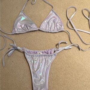 Wild Fable Shimmering Lilac Bikini